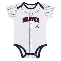 Newborn  Atlanta Braves Two-Pack Play Ball Bodysuit Set
