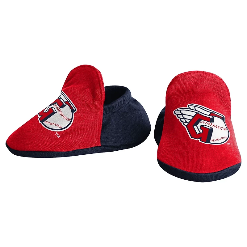 Newborn  Cleveland Guardians Tied Up Bodysuit Bib Bootie Set