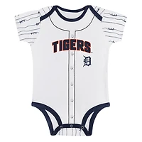 Newborn  Detroit Tigers Two-Pack Play Ball Bodysuit Set