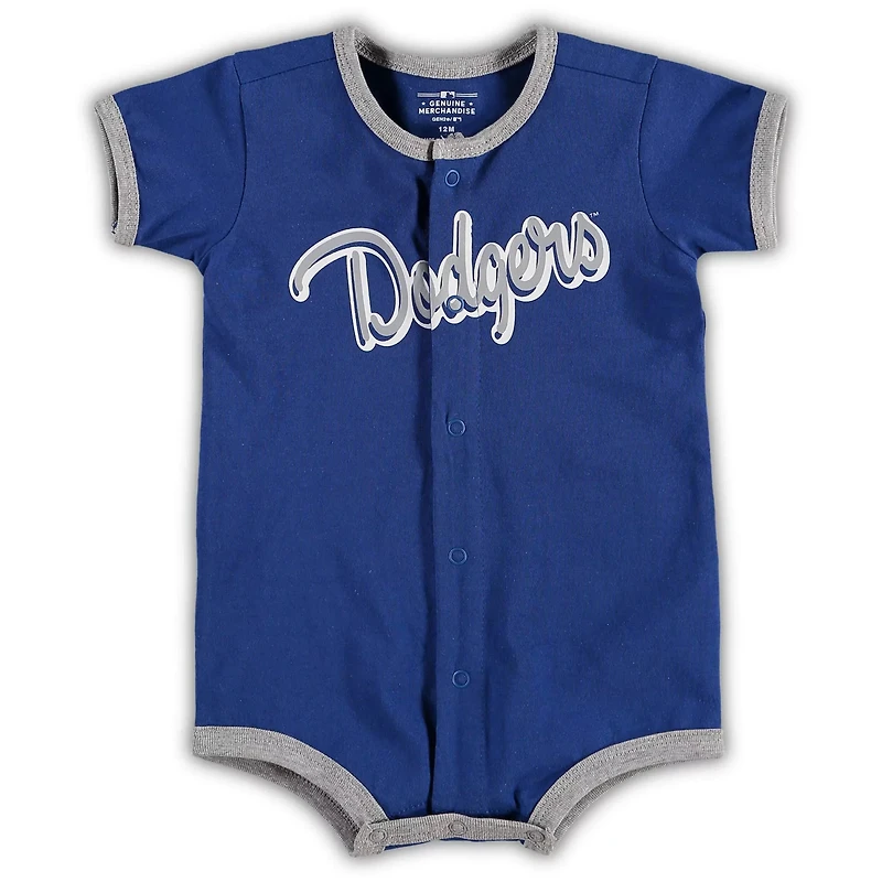 Newborn Los Angeles Dodgers Stripe Power Hitter Romper