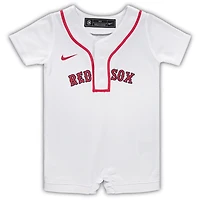 Newborn  Nike Boston Red Sox Official Jersey Romper