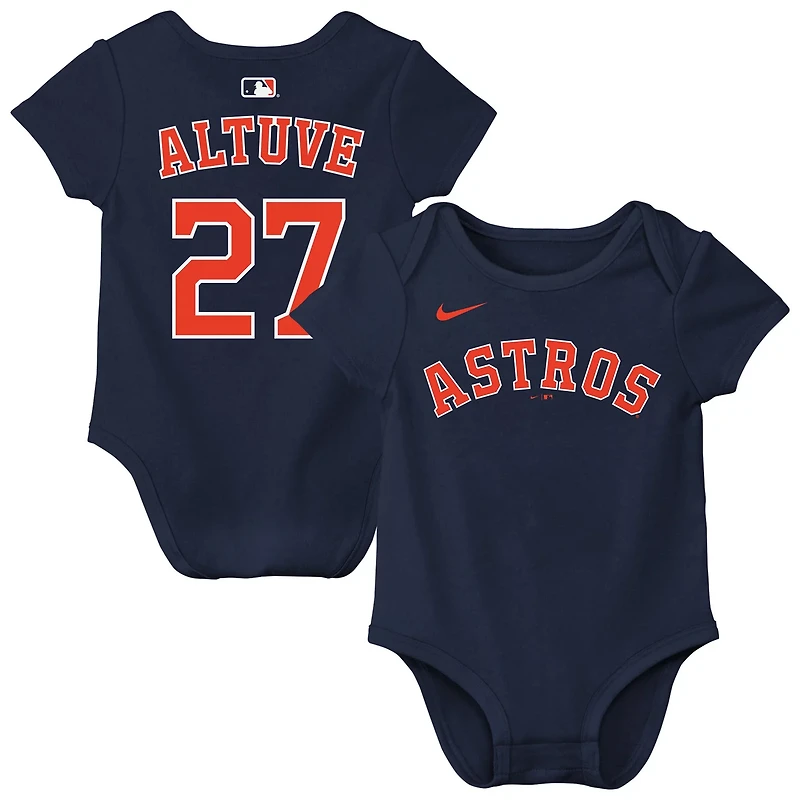 Newborn Nike Jose Altuve Houston Astros Name Number Bodysuit