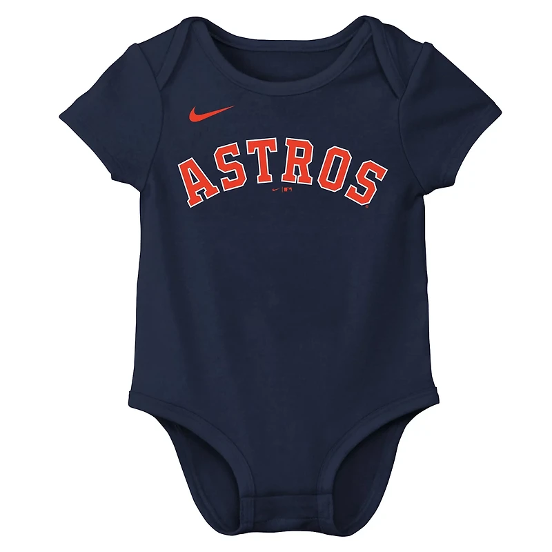 Newborn Nike Jose Altuve Houston Astros Name Number Bodysuit
