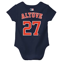 Newborn  Nike Jose Altuve Houston Astros Name Number Bodysuit