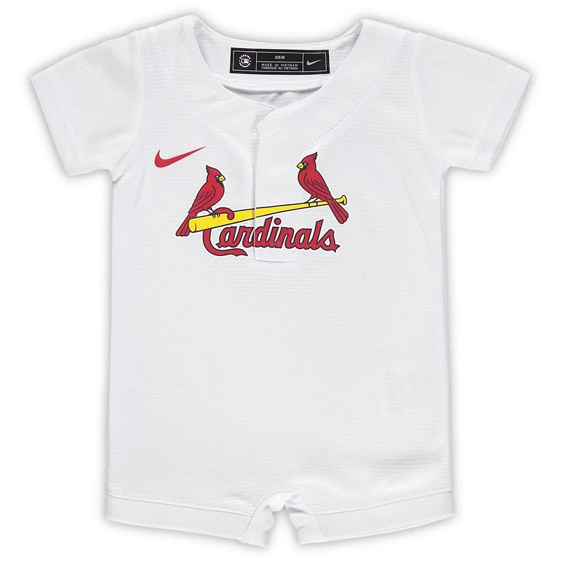 Newborn Nike St Louis Cardinals Official Jersey Romper