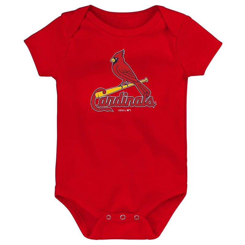 Newborn  St Louis Cardinals Primary Team Logo Bodysuit
