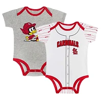 Newborn  St Louis Cardinals Two-Pack Play Ball Bodysuit Set