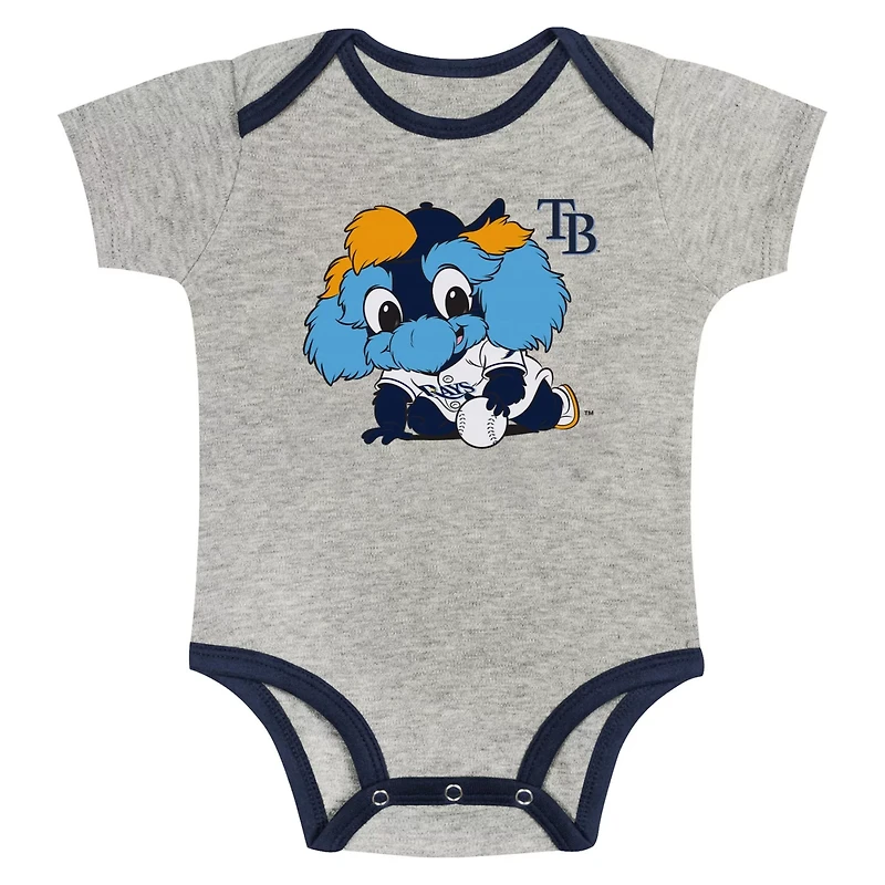 Newborn  Tampa Bay Rays Two-Pack Play Ball Bodysuit Set