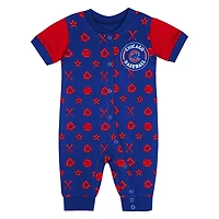 Newborn Chicago Cubs Hard 90 Coveralls