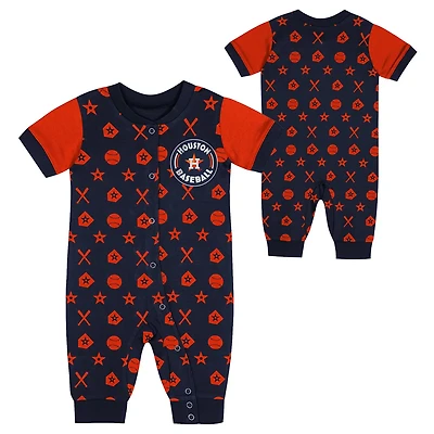 Newborn Houston Astros Hard 90 Coveralls