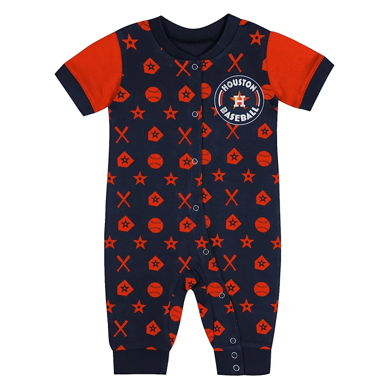 Newborn Houston Astros Hard 90 Coveralls