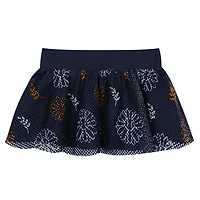 Newborn Navy Houston Astros Sweet Catcher 3-Piece Bodysuit Headband and Skirt Set