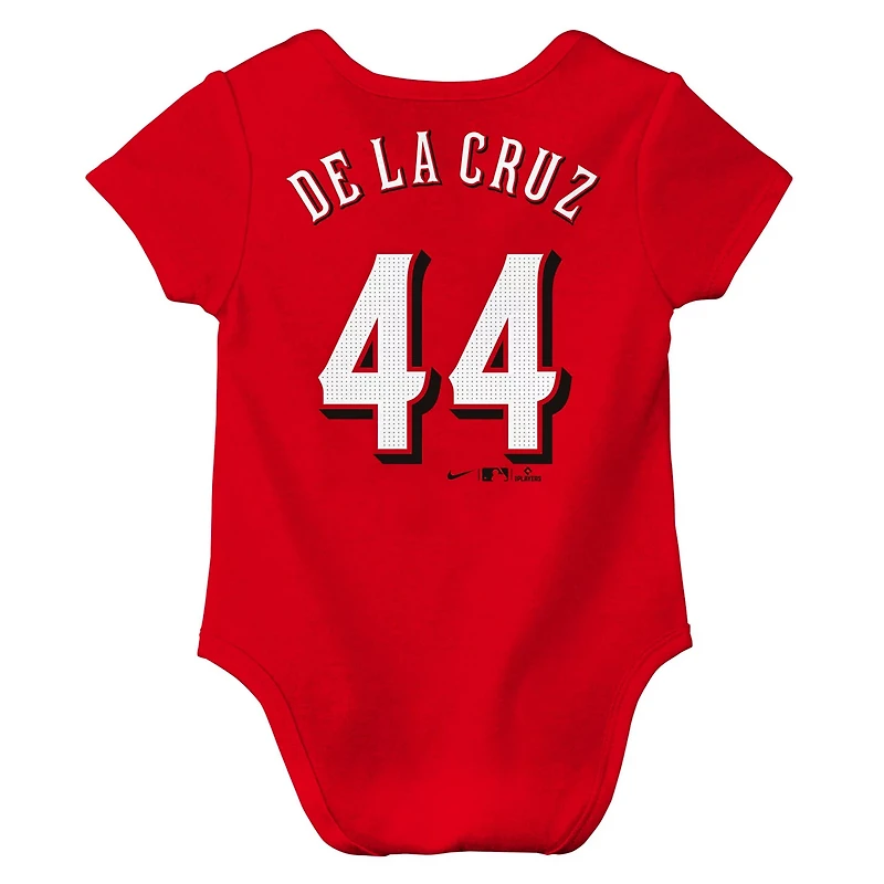 Newborn Nike Elly De La Cruz Cincinnati s Name  Number Fuse Bodysuit