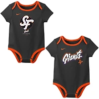 Newborn Nike San Francisco Giants 2025 City Connect Two-Piece Bodysuit Set