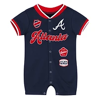Newborn Outerstuff Atlanta Braves Pinch Coverall
