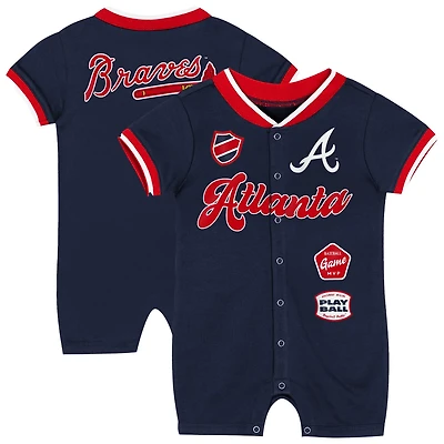 Newborn Outerstuff Atlanta Braves Pinch Coverall