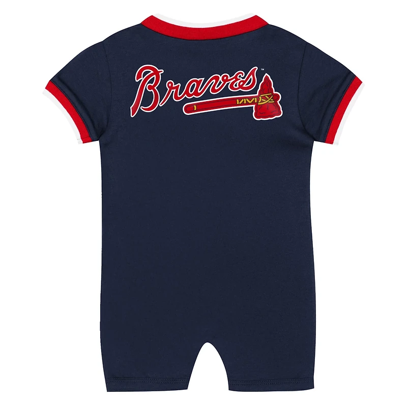 Newborn Outerstuff Atlanta Braves Pinch Coverall
