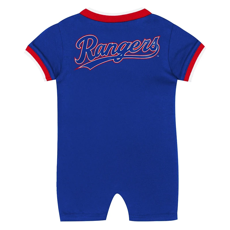 Newborn Outerstuff Texas Rangers Pinch Coverall
