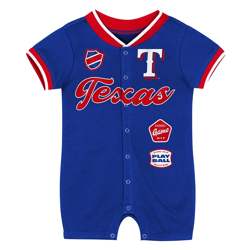 Newborn Outerstuff Texas Rangers Pinch Coverall