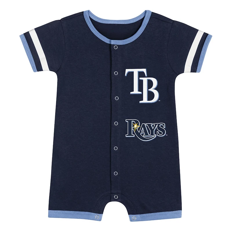 Newborn Tampa Bay Rays Double Hit Coveralls