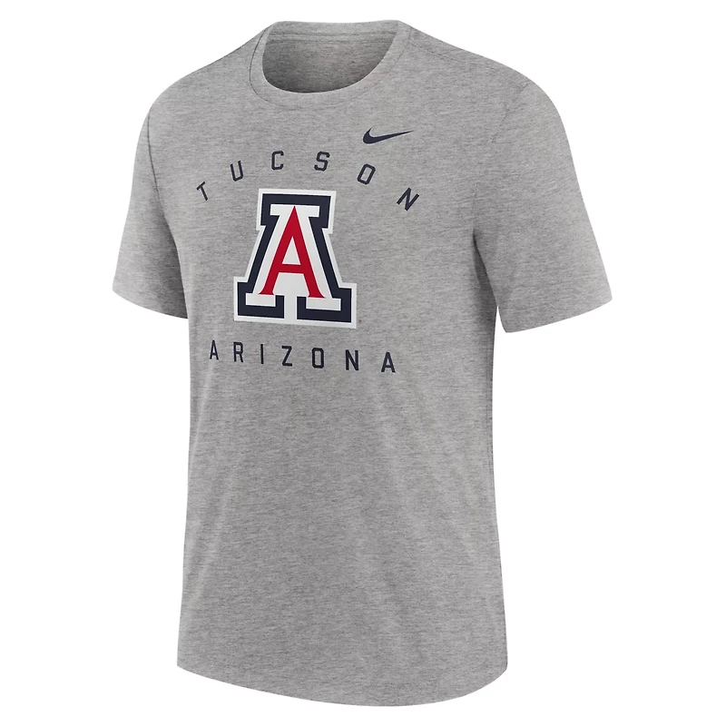 Nike Arizona Wildcats Campus Primary Location Tri-Blend T-Shirt