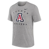 Nike Arizona Wildcats Campus Primary Location Tri-Blend T-Shirt