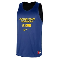 Nike Black Golden State Warriors Courtside Reversible Mesh Practice Jersey