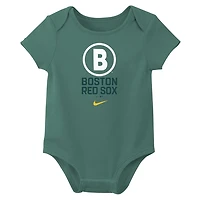 Nike Boston Sox Two-Pack City Connect Bodysuit Set