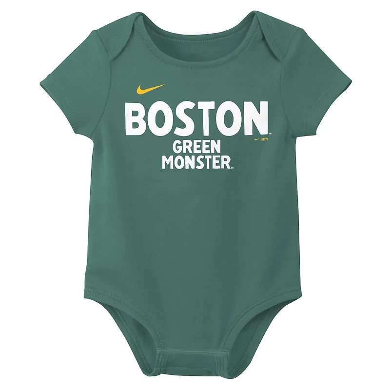 Nike Boston Sox Two-Pack City Connect Bodysuit Set