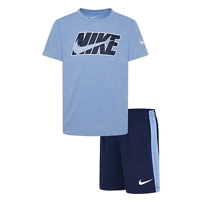 Nike Boys’ 4-7 Dropset Short-Sleeve Short Set