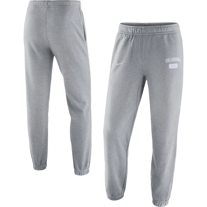 Nike Heathered Gray Oklahoma Sooners Saturday Fleece Pants