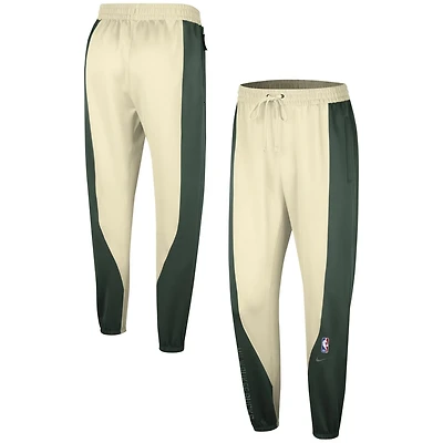 Nike Hunter /Cream Milwaukee Bucks 2023/24 Authentic Showtime Pants