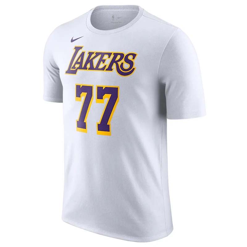 Nike Luka Doni Los Angeles Lakers Statement Edition Name  Number T-Shirt