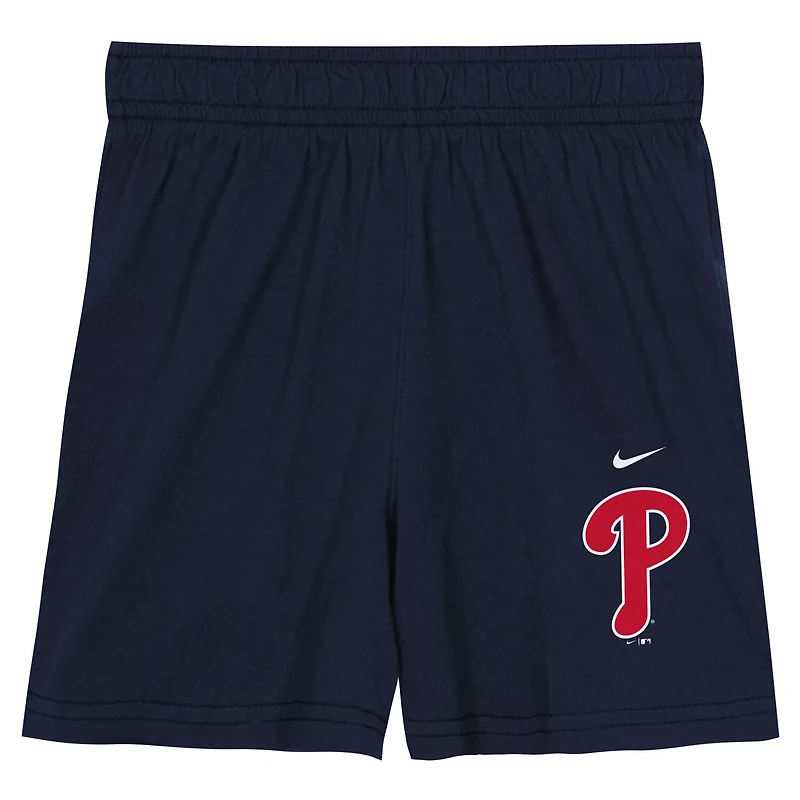 Nike Navy Philadelphia Phillies Two-Piece Mesh T-Shirt  Shorts Set