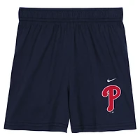 Nike Navy Philadelphia Phillies Two-Piece Mesh T-Shirt  Shorts Set