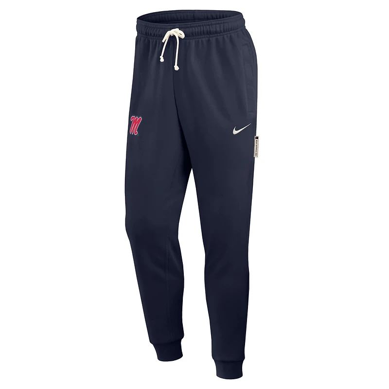 Nike Ole Miss Rebels 2025 Sideline Standard Issue Dri-FIT Taper Sweatpants