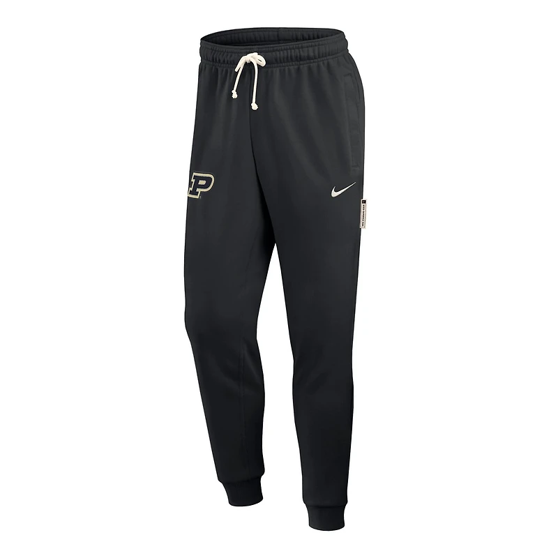 Nike Purdue Boilermakers 2025 Sideline Standard Issue Dri-FIT Taper Sweatpants
