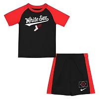 Nike Red Chicago White Sox 2025 City Connect T-Shirt  Short Set