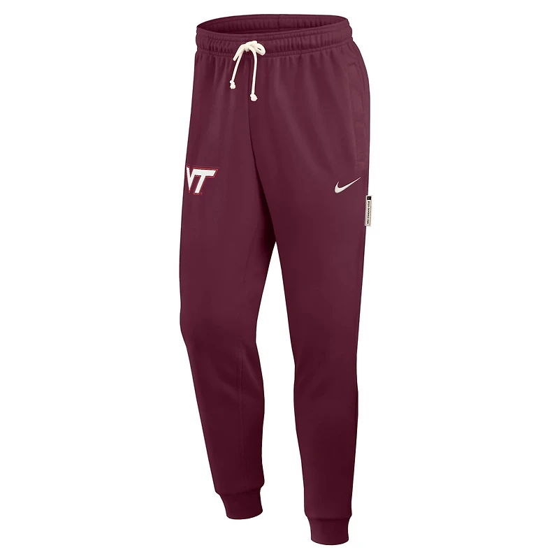 Nike Virginia Tech Hokies 2025 Sideline Standard Issue Dri-FIT Taper Sweatpants
