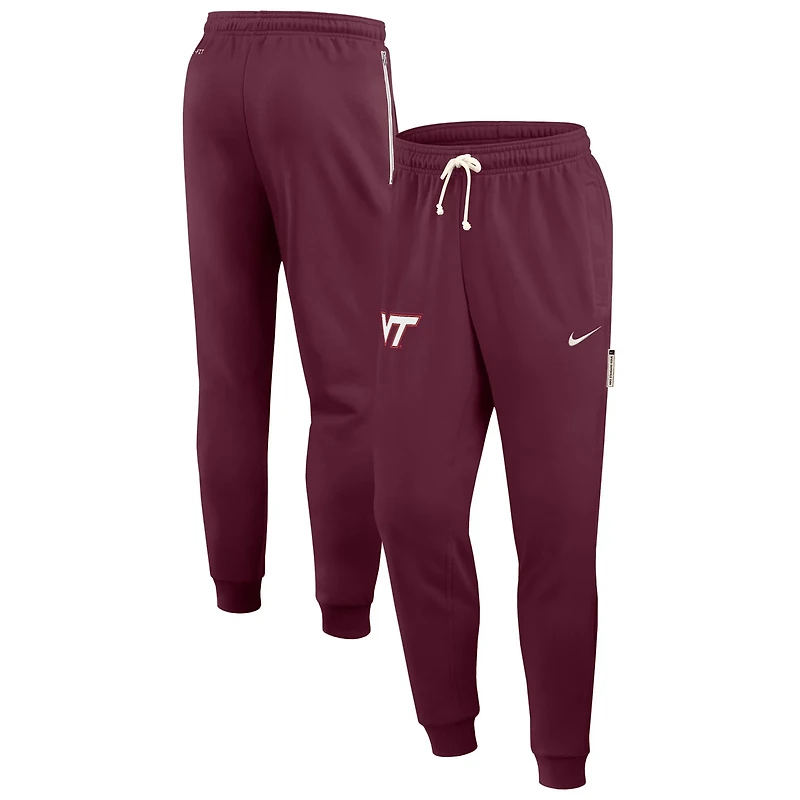 Nike Virginia Tech Hokies 2025 Sideline Standard Issue Dri-FIT Taper Sweatpants