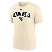 Nike West Virginia Mountaineers Natural Arch Logo Triblend T-Shirt