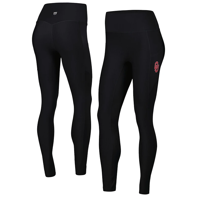 Oklahoma Sooners 7 8 Mixed Media Pocket iLeggings