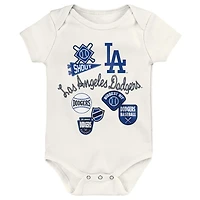 Outerstuff Los Angeles Dodgers Home Plate 3-Piece Creeper Set