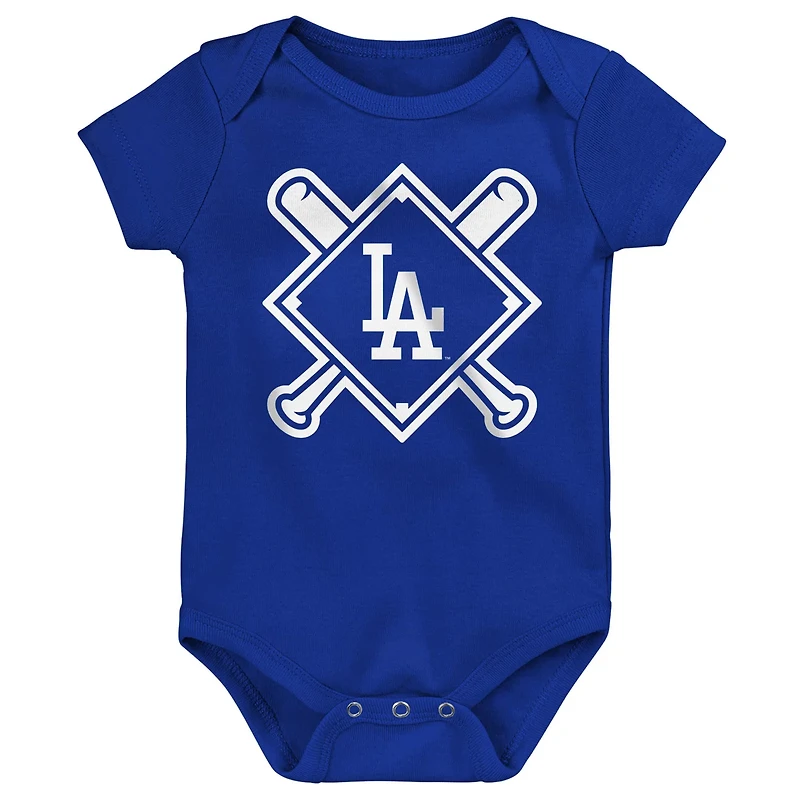 Outerstuff Los Angeles Dodgers Home Plate 3-Piece Creeper Set