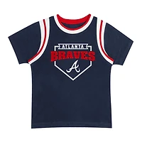 Preschool Fanatics Atlanta Braves Loaded Base T-Shirt  Shorts Set