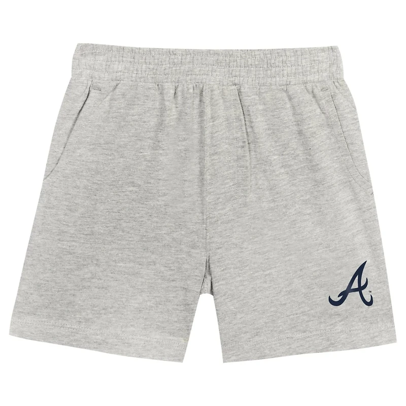 Preschool Fanatics Atlanta Braves Loaded Base T-Shirt Shorts Set