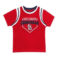 Preschool Fanatics St Louis Cardinals Loaded Base T-Shirt  Shorts Set