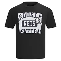 Pro Standard Brooklyn Nets Made To Play Drop Shoulder T-Shirt