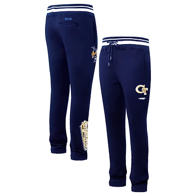 Pro Standard Georgia Tech Yellow Jackets Script Tail Fleece Sweatpants