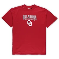 Profile Gray Oklahoma Sooners Big  Tall 2-Pack T-Shirt Flannel Pants Set